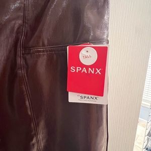 Spanx Faux Patent Leather Leggings
